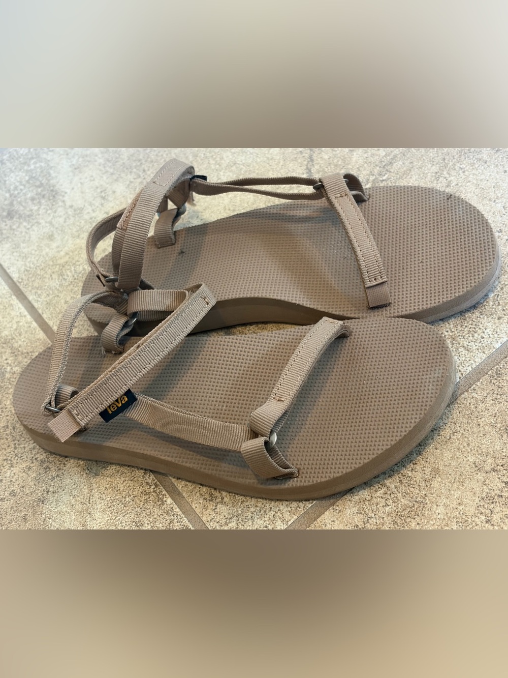 Teva Woen's Strappy Sandals in Taupe
